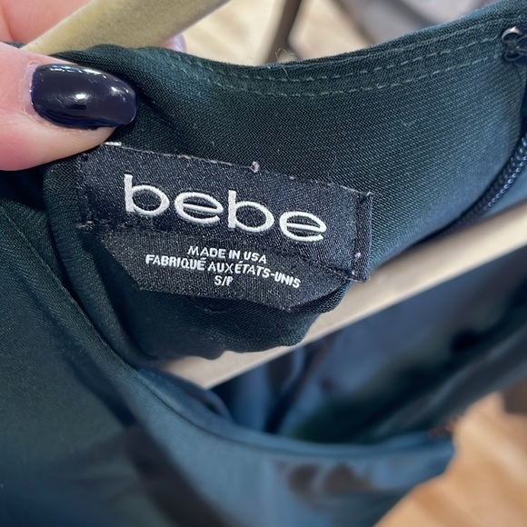 Rouged , figure flattering midi cocktail party dress, zip up back - Picture 3 of 3